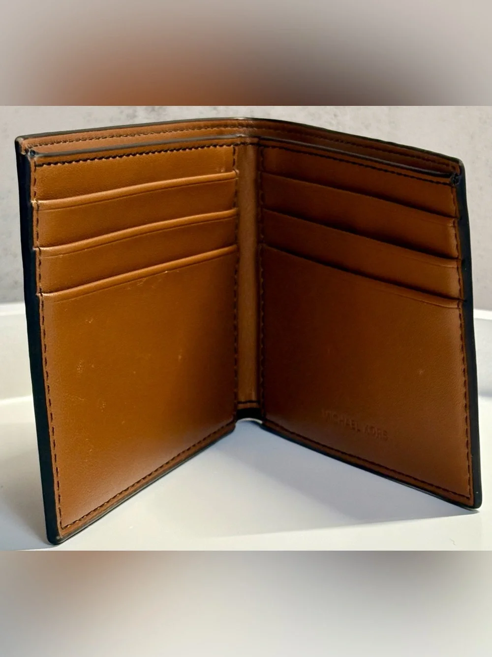 Michael Kors Andy Slim Billfold Wallet Brown Men’s